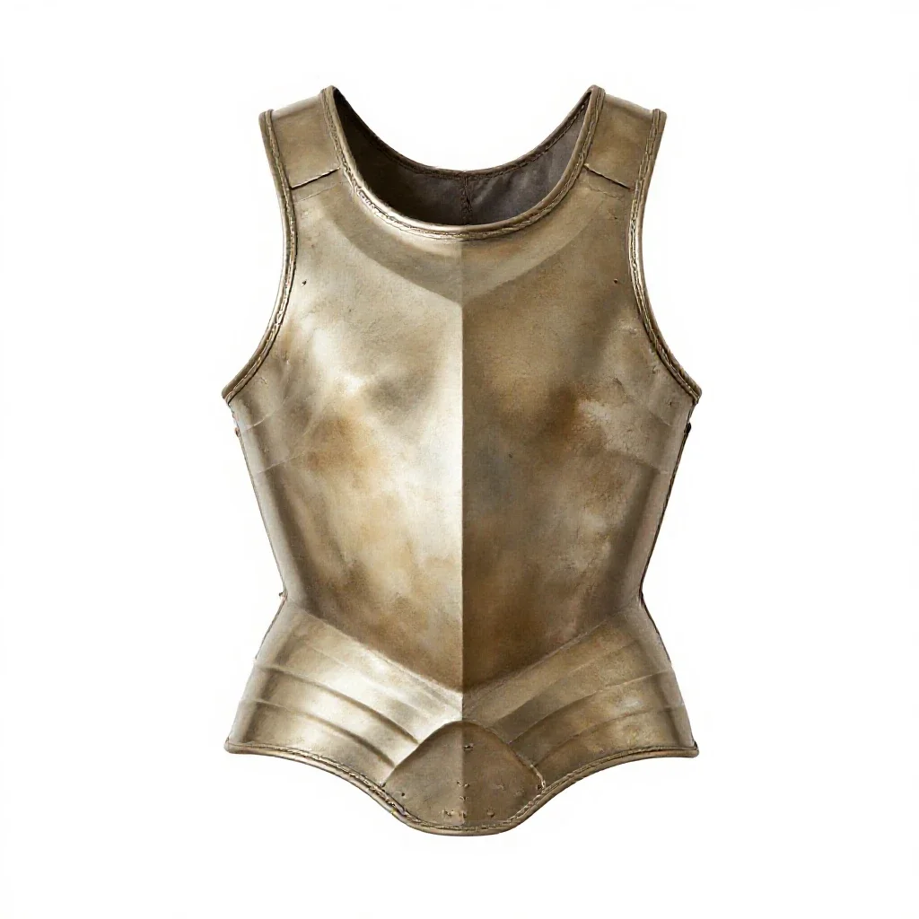 Breastplate isolated on a white background
