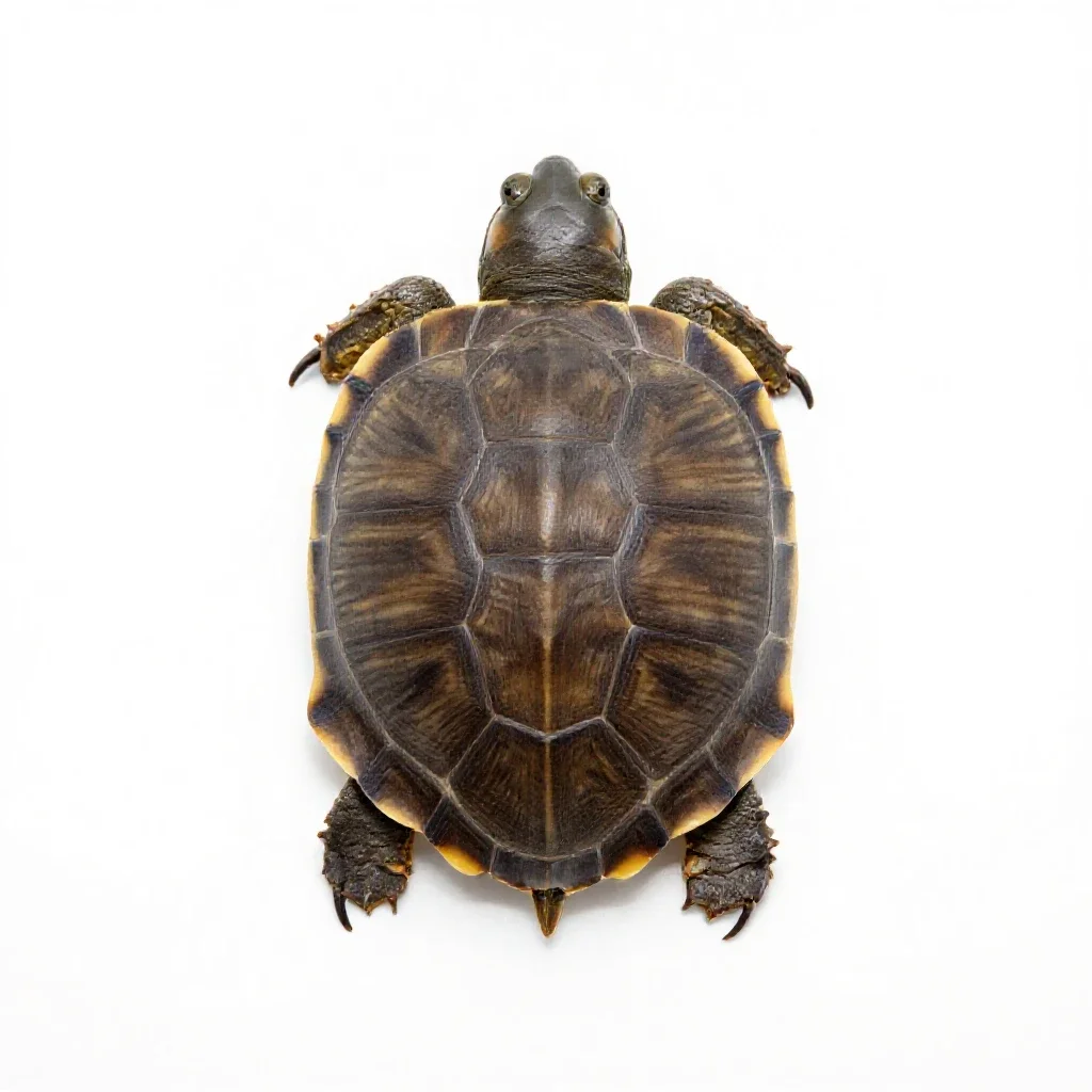 Carapace isolated on a white background