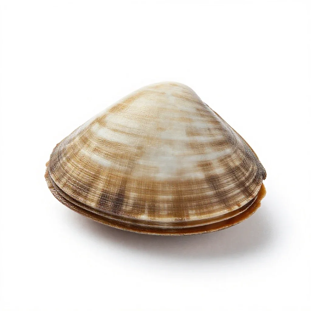 Clamshell isolated on a white background