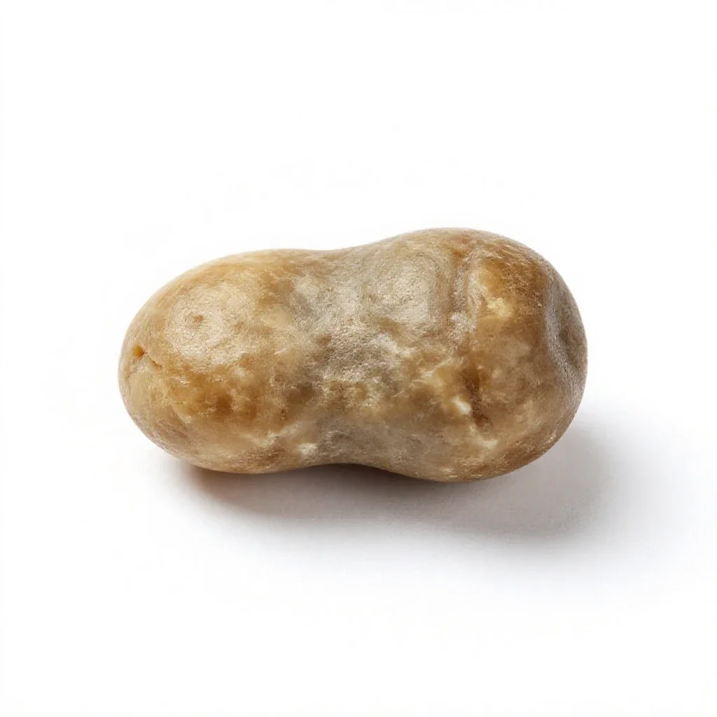 Gallstone isolated on a white background