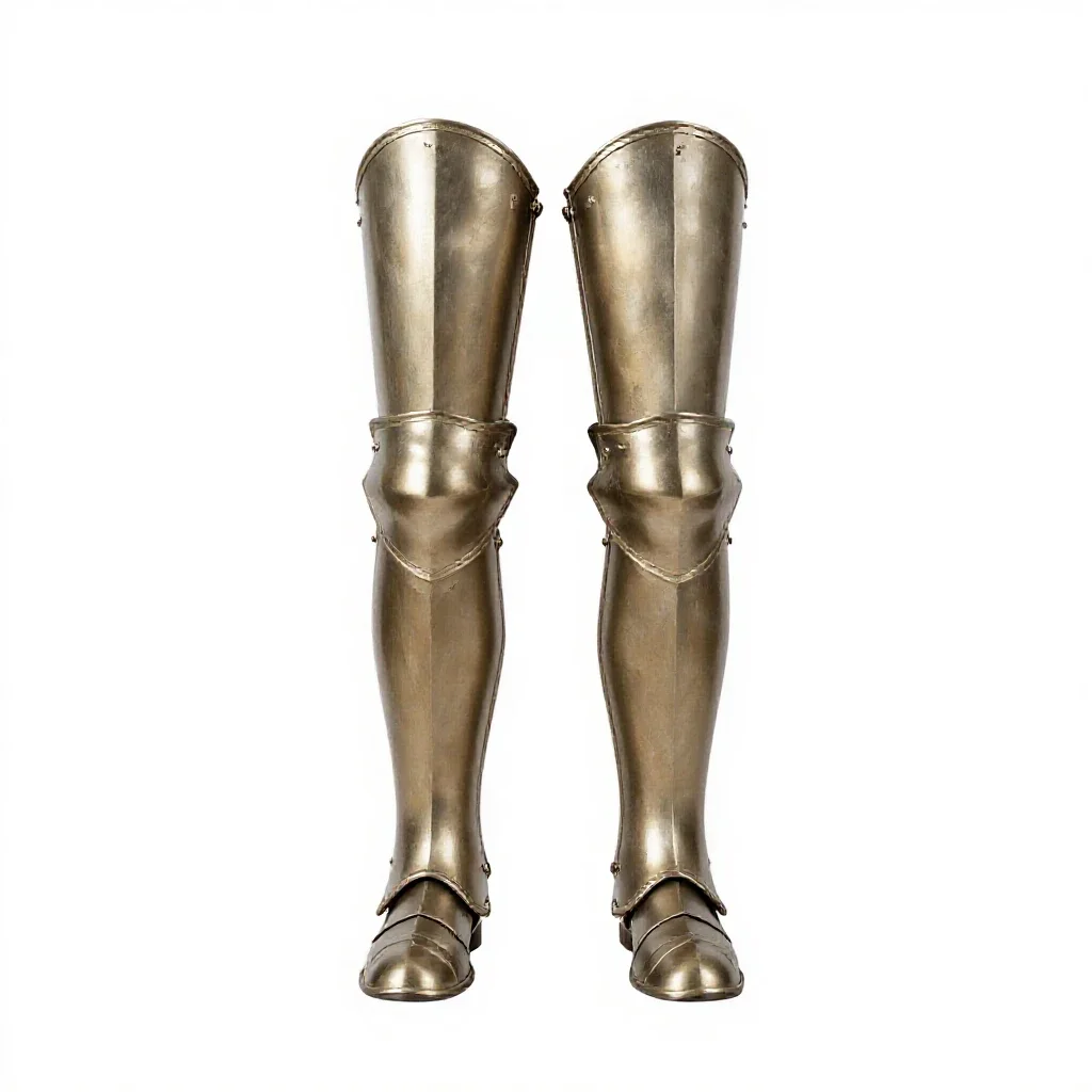Greave isolated on a white background