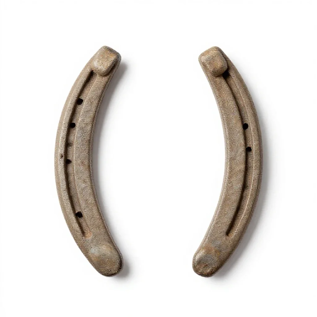 Horseshoe isolated on a white background