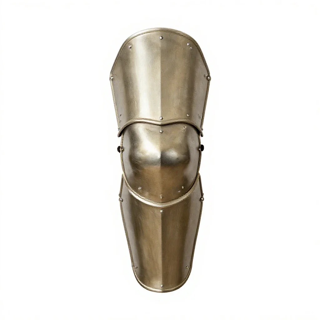 Knee piece isolated on a white background