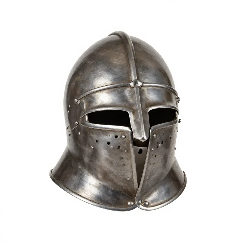 Morion isolated on a white background