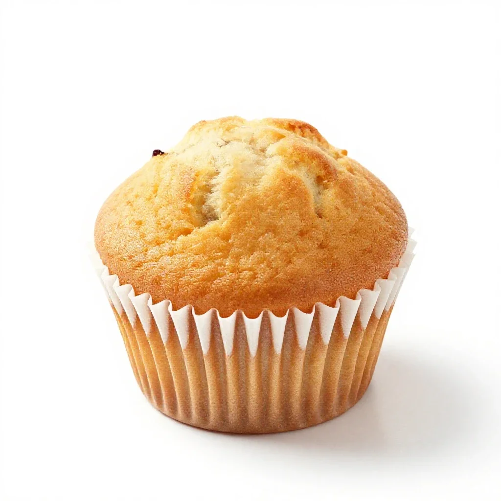Muffin isolated on a white background