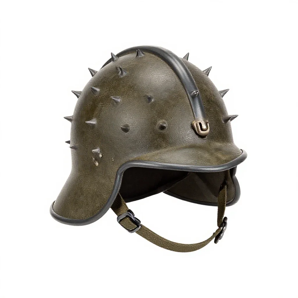Pickelhaube isolated on a white background