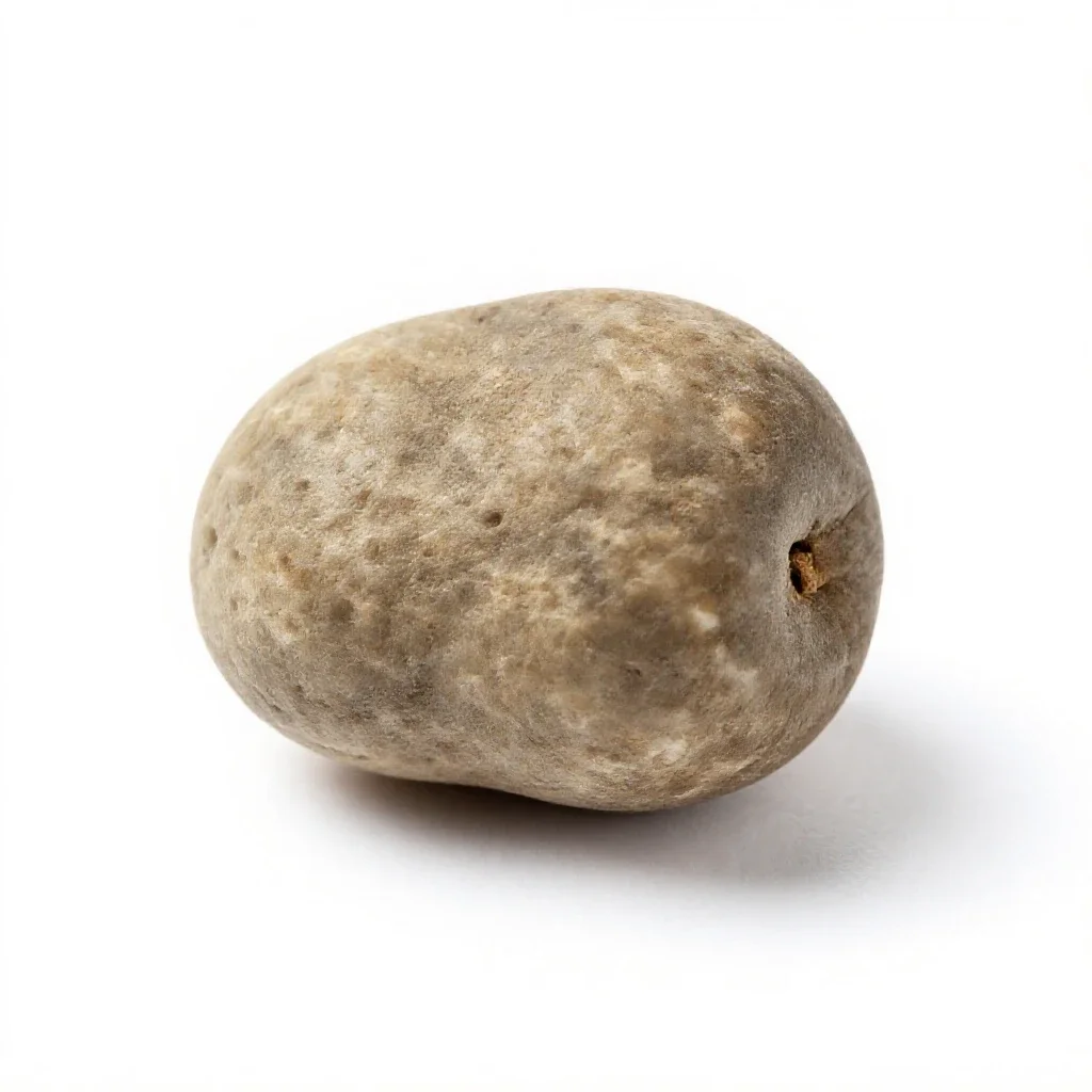 Ptyalith isolated on a white background