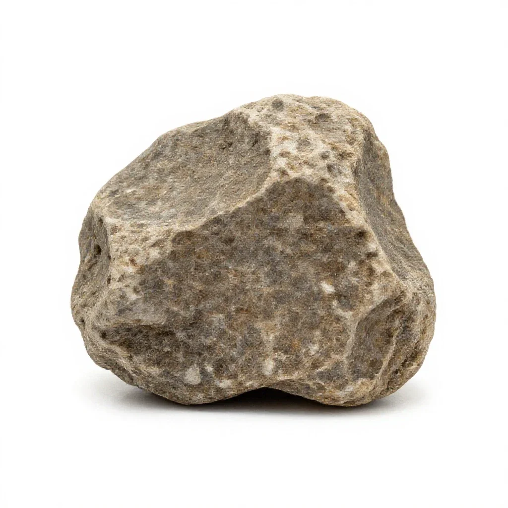 Rock isolated on a white background