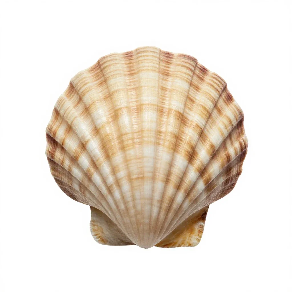 Shell plating isolated on a white background
