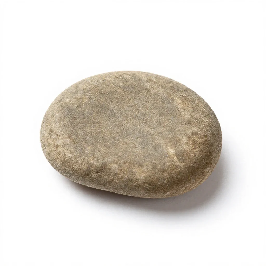 Stepping stone isolated on a white background
