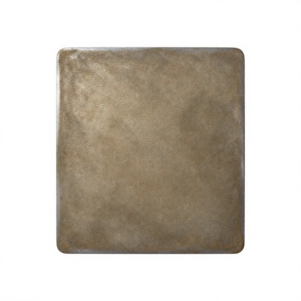 Armor plate isolated on a white background