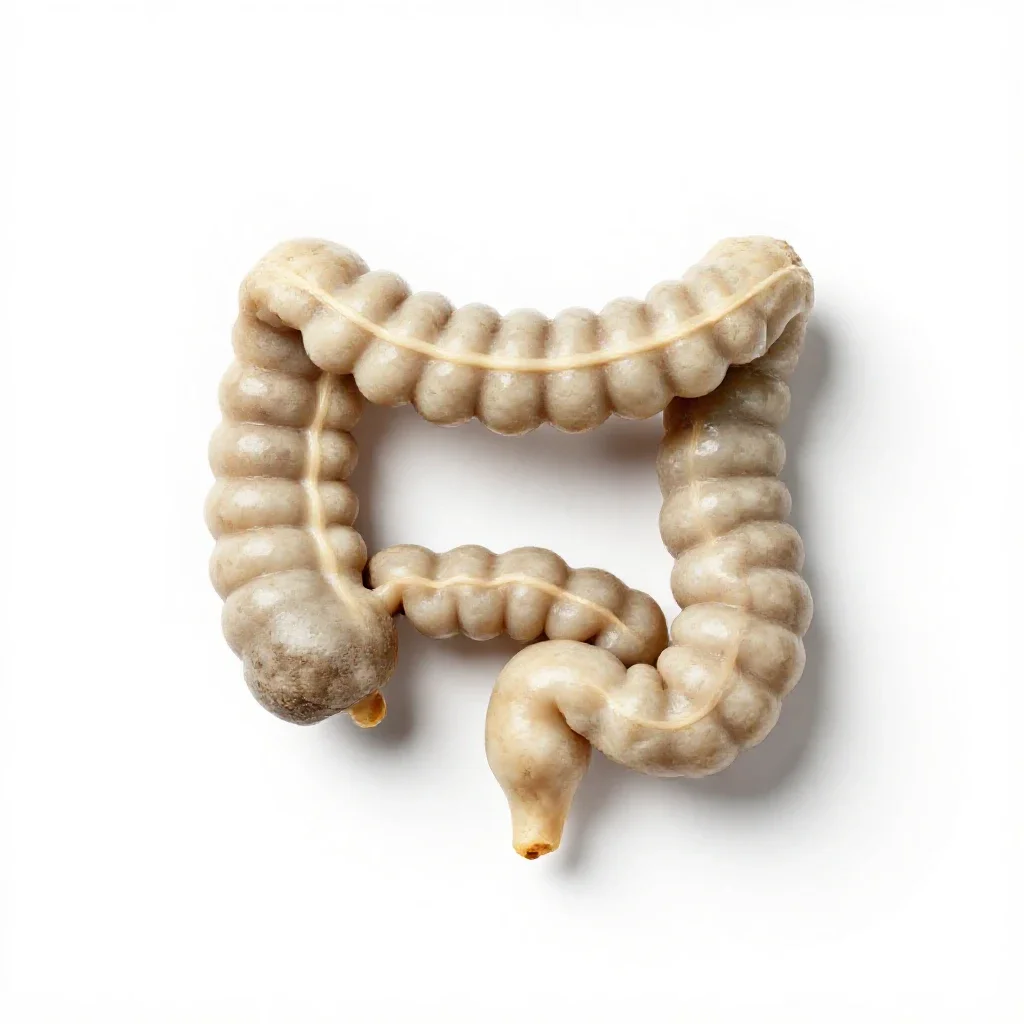 Enterolith isolated on a white background