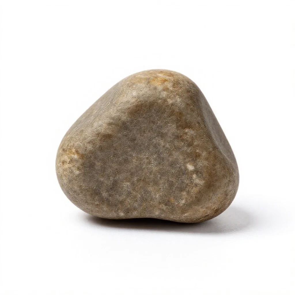 Urolith isolated on a white background