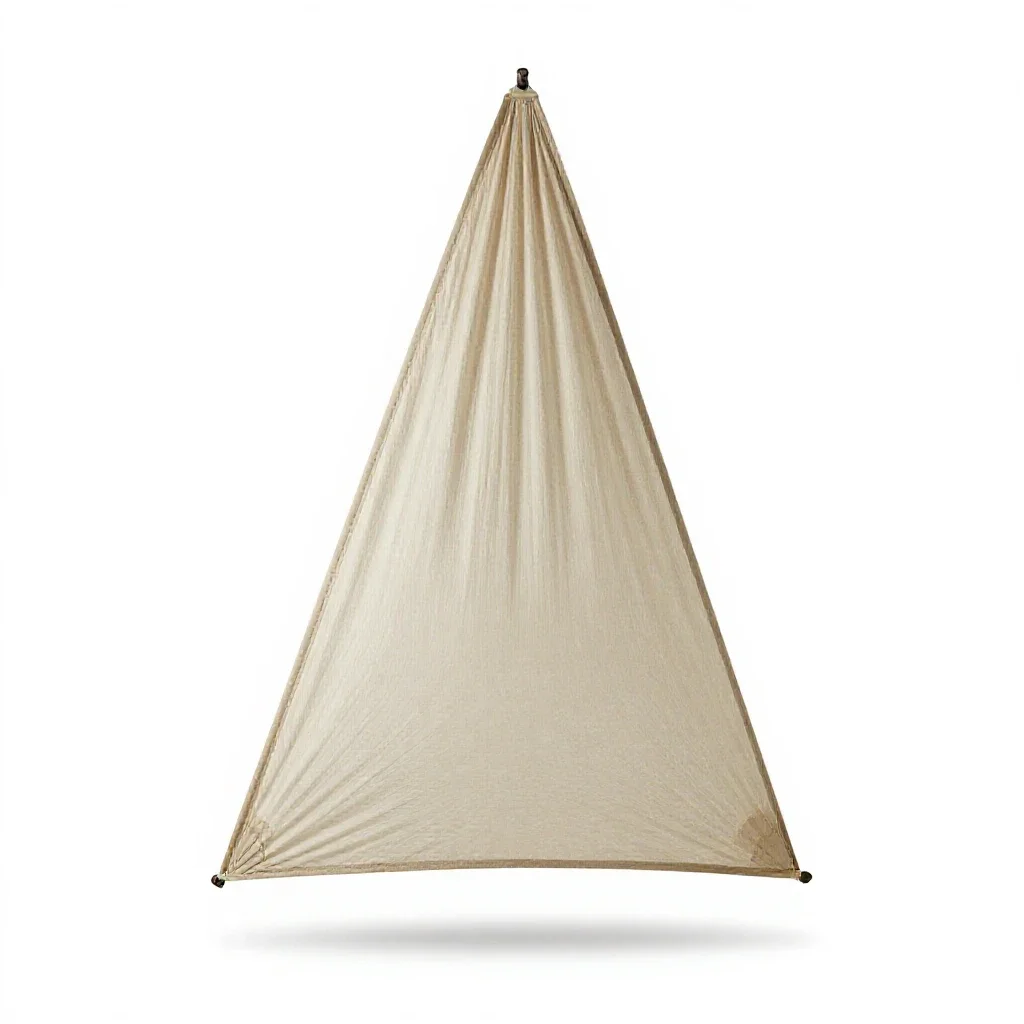 Balloon sail isolated on a white background