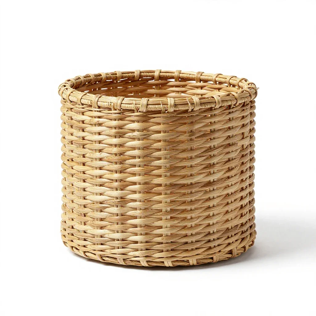 Basket weave isolated on a white background