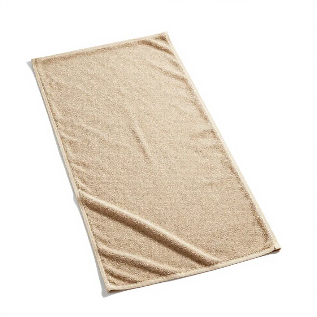 Beach towel isolated on a white background