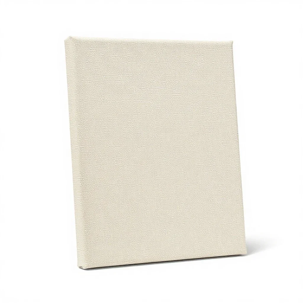 Canvas isolated on a white background