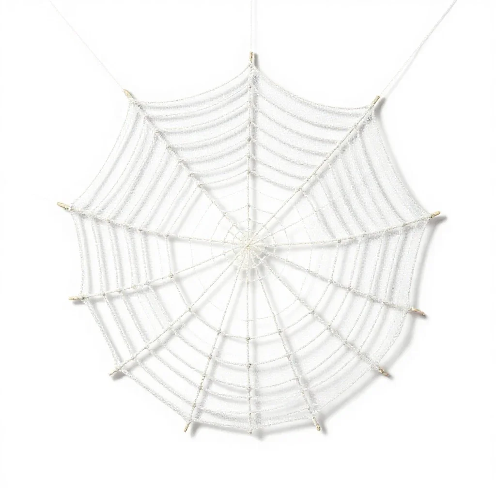 Cobweb isolated on a white background