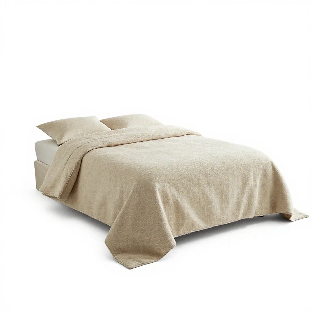Coverlet isolated on a white background
