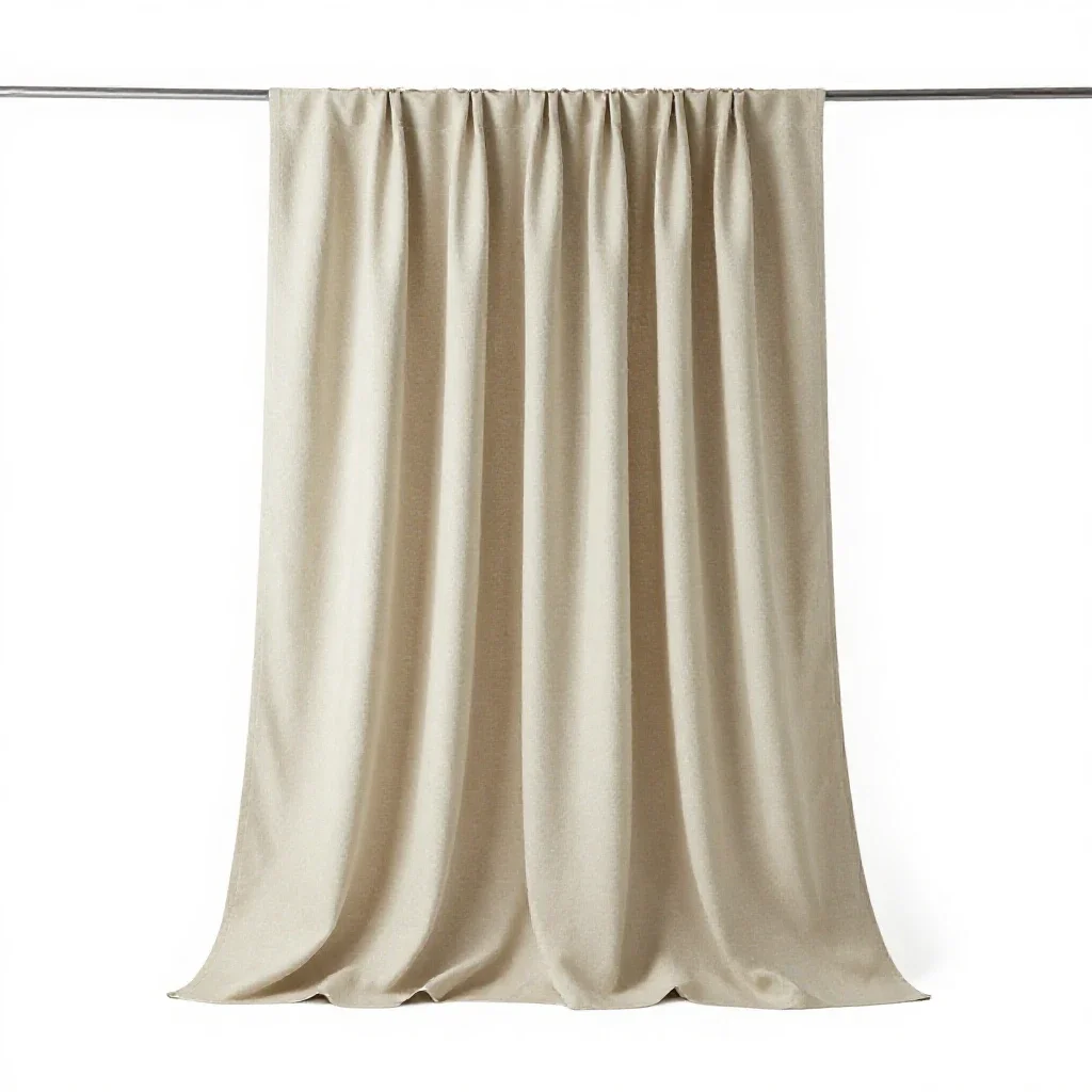 Drapery isolated on a white background