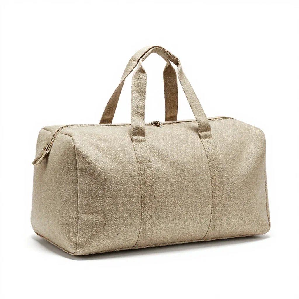Duffel isolated on a white background