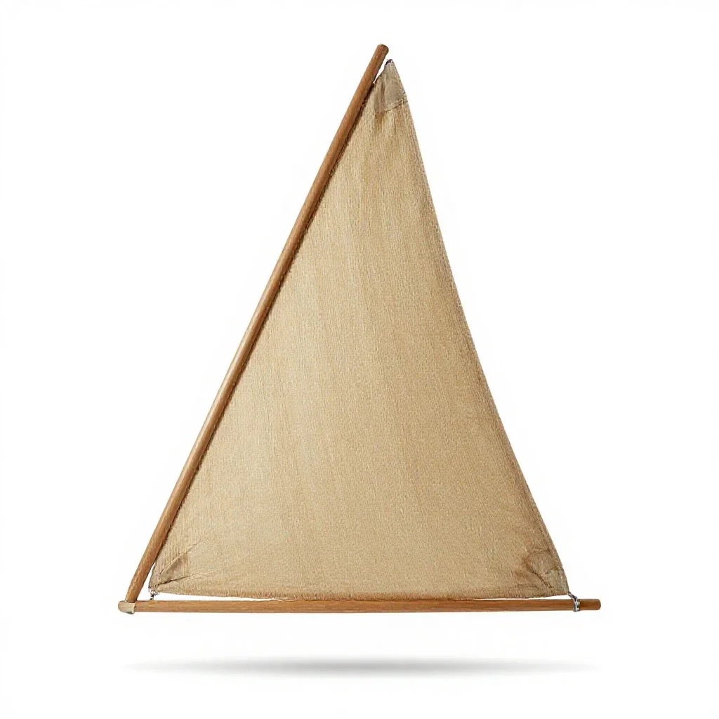 Fore-topsail isolated on a white background