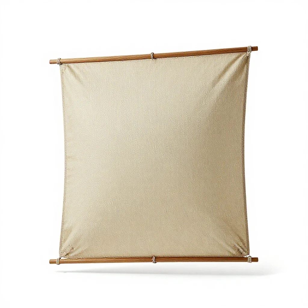 Foresail isolated on a white background