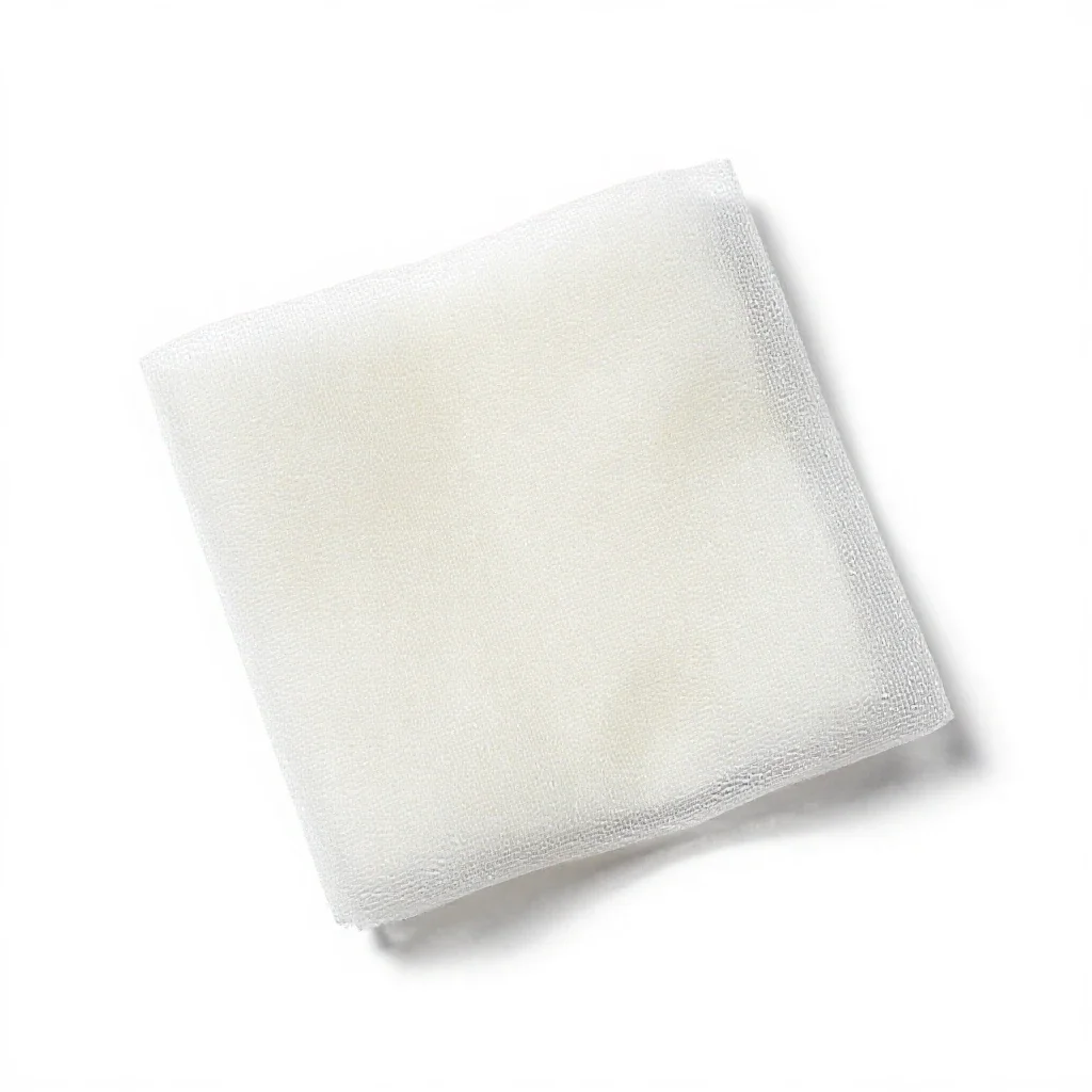 Gauze isolated on a white background
