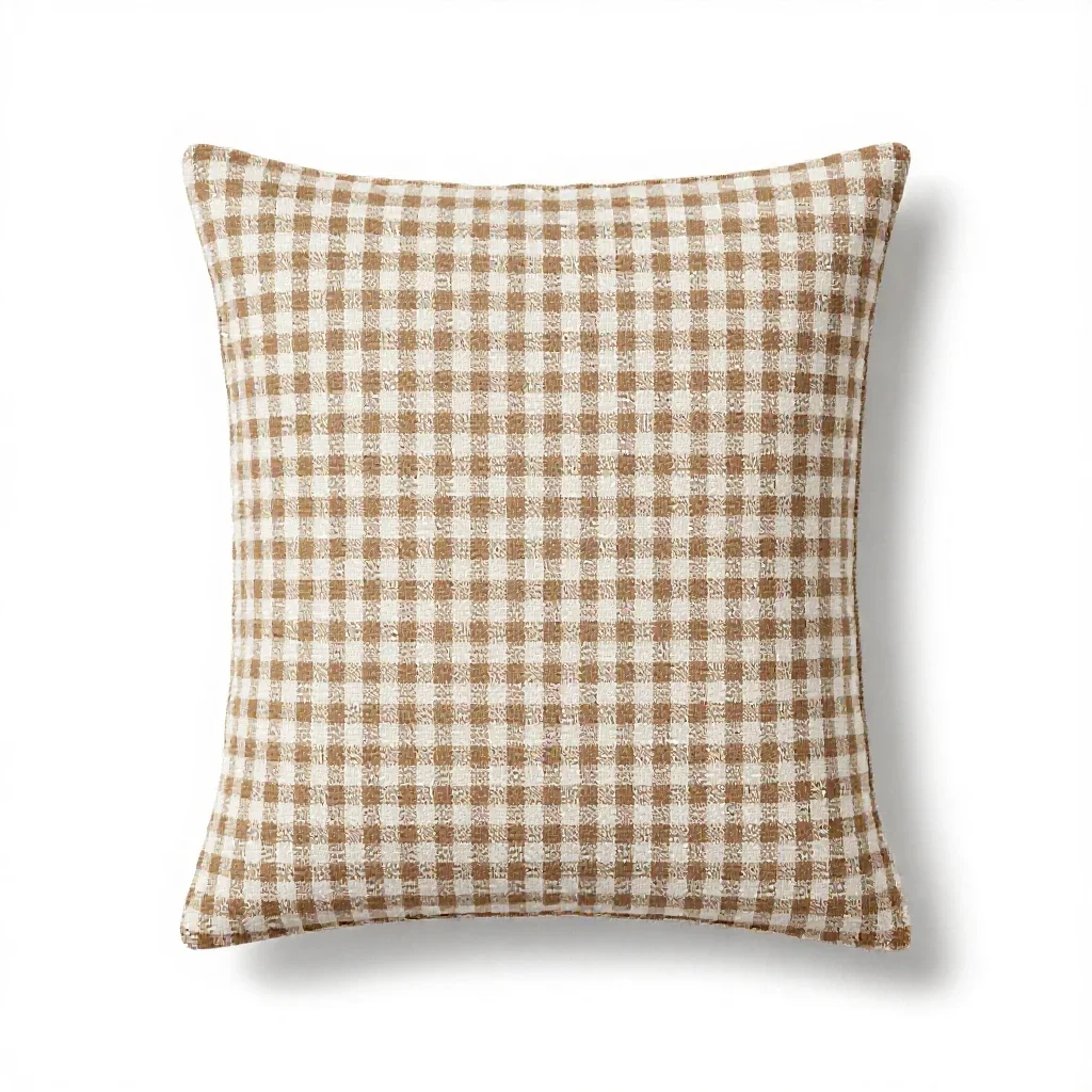 Gingham isolated on a white background