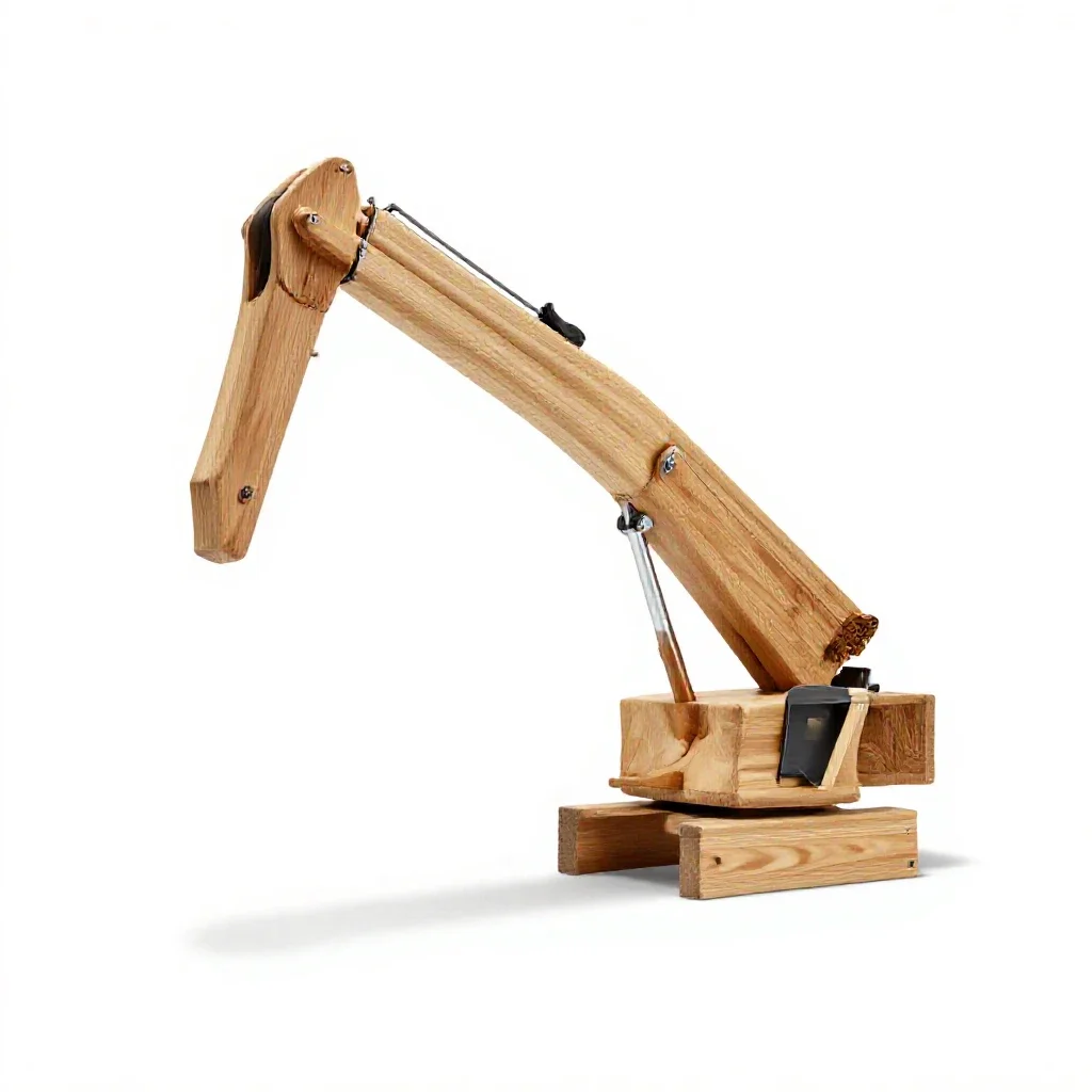 Jib isolated on a white background