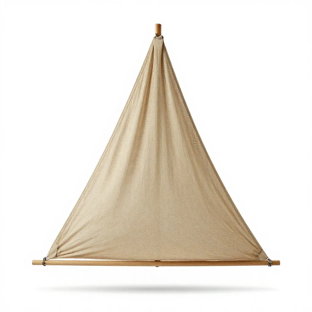 Main-topsail isolated on a white background