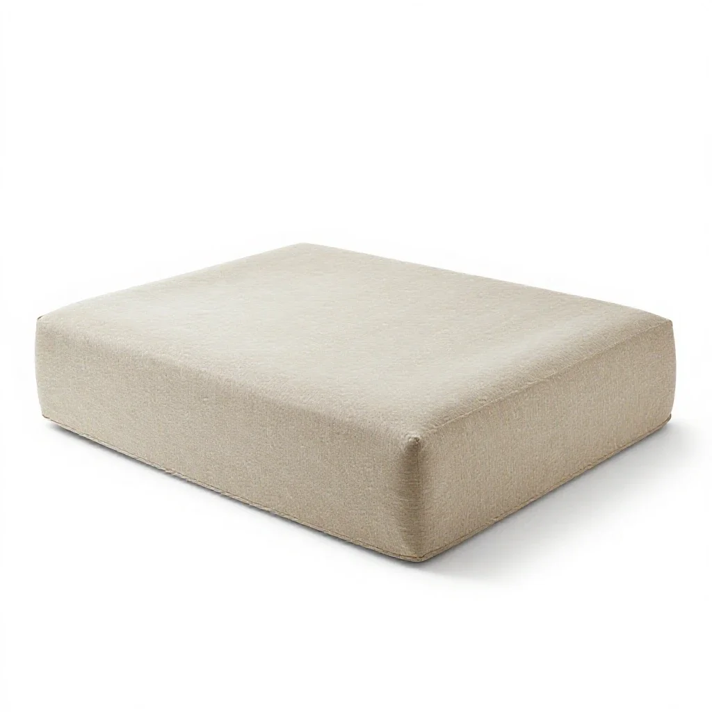 Mattress cover isolated on a white background