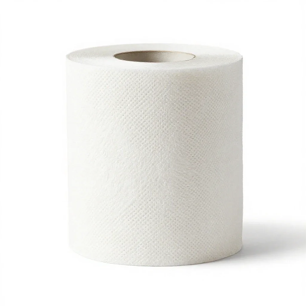 Paper towel isolated on a white background