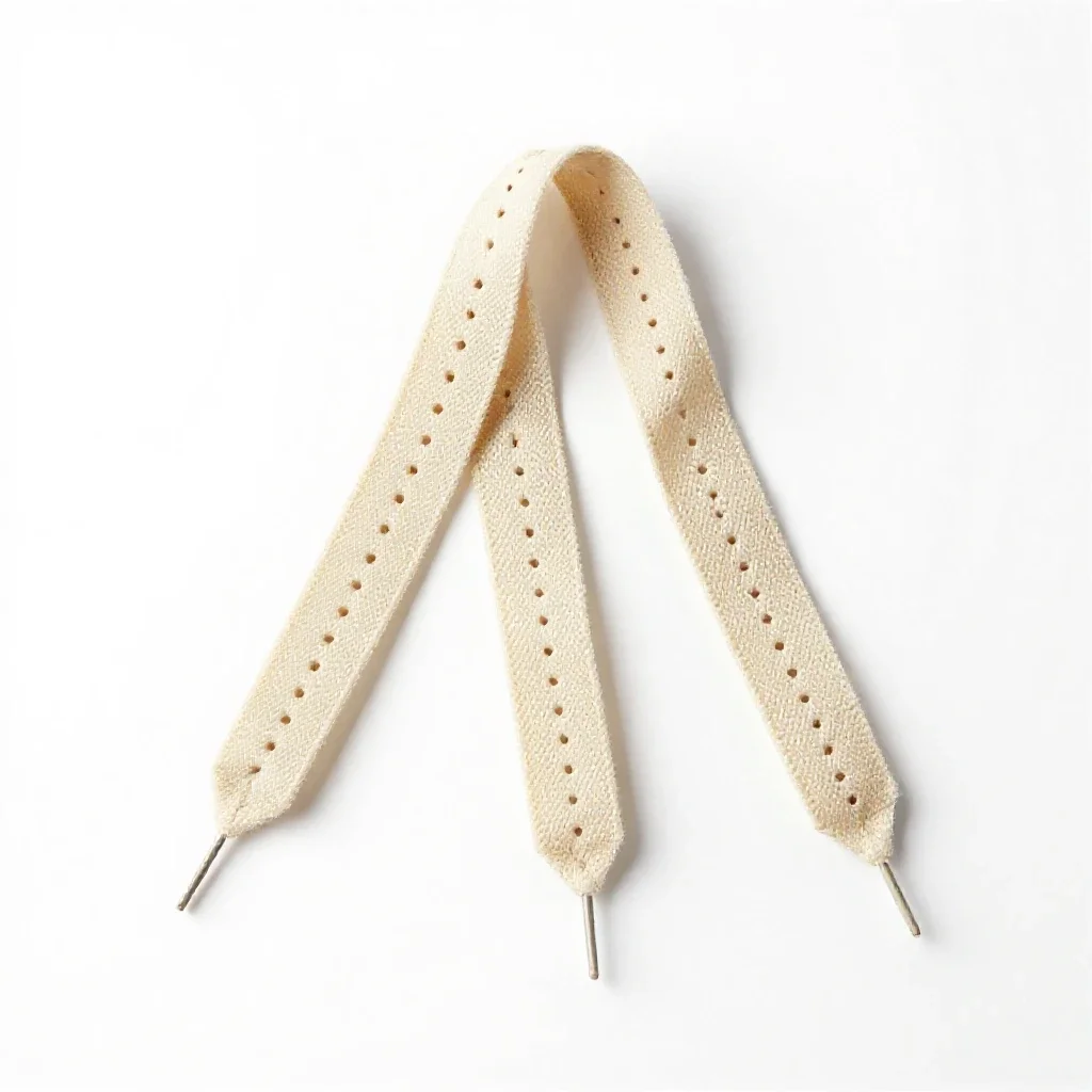 Point lace isolated on a white background