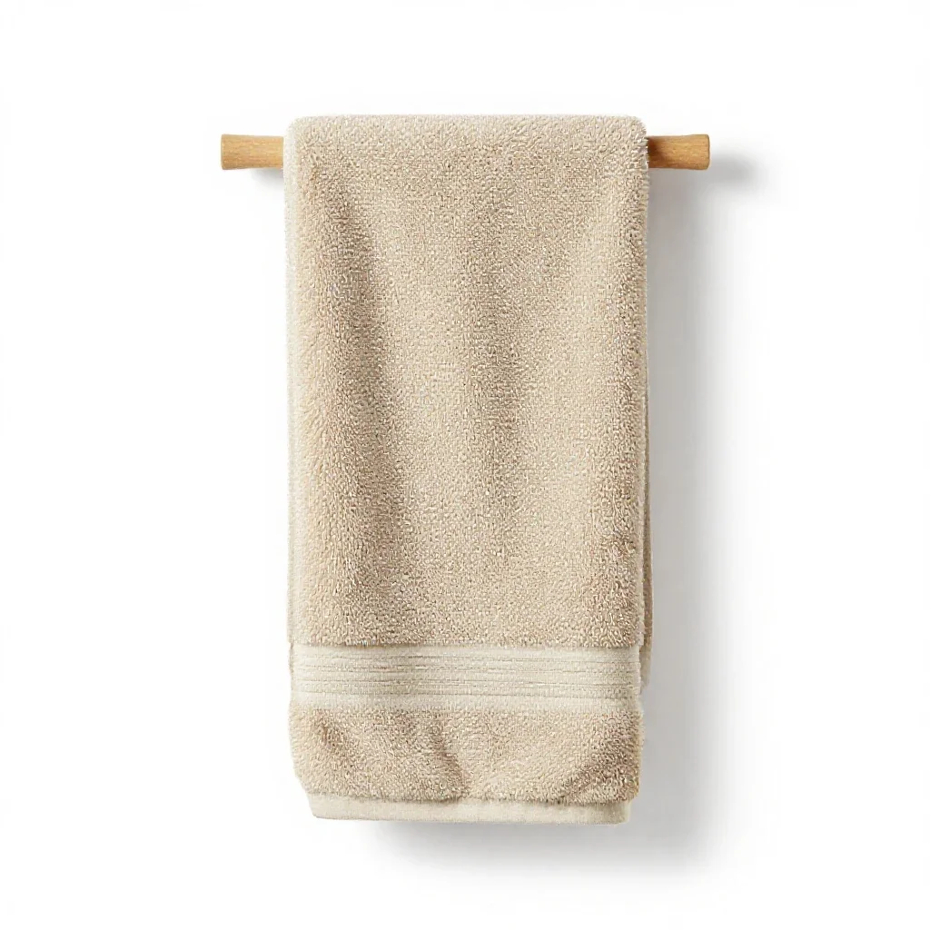 Roller towel isolated on a white background