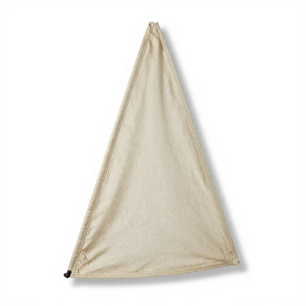 Sailcloth isolated on a white background