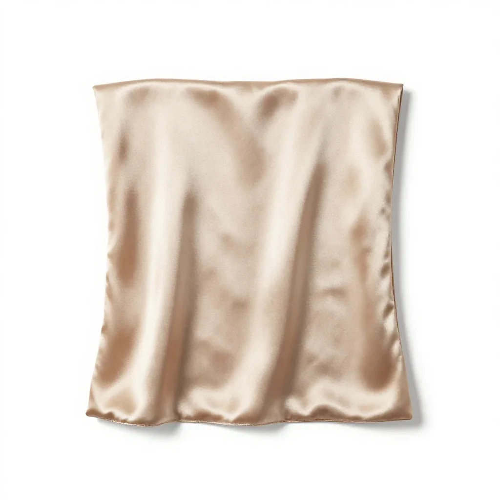 Satin isolated on a white background