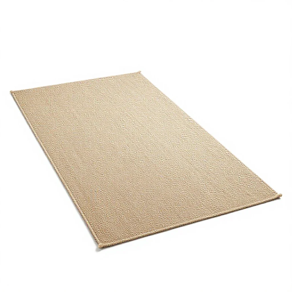 Shag rug isolated on a white background