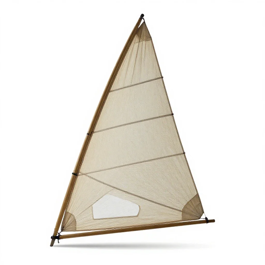 Spinnaker isolated on a white background