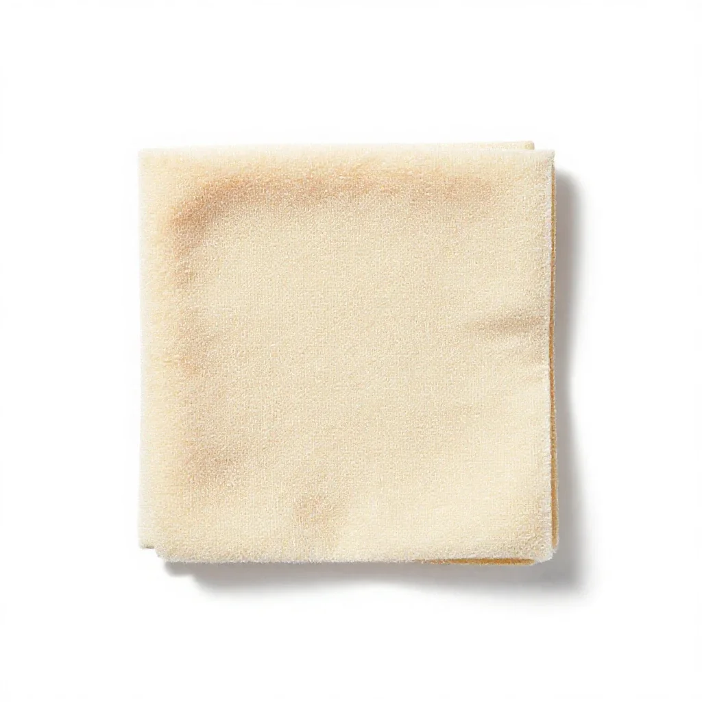 Sponge cloth isolated on a white background