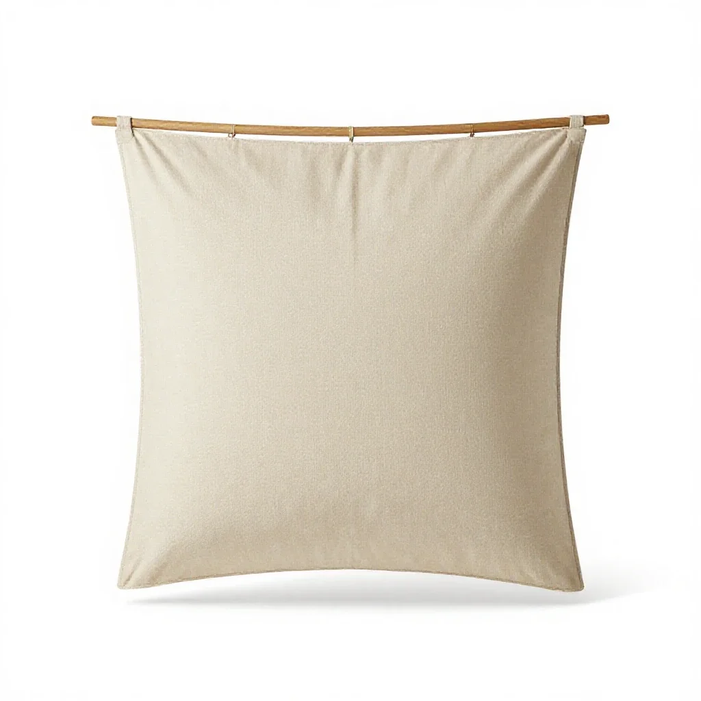 Square sail isolated on a white background