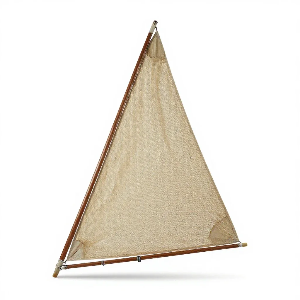 Staysail isolated on a white background