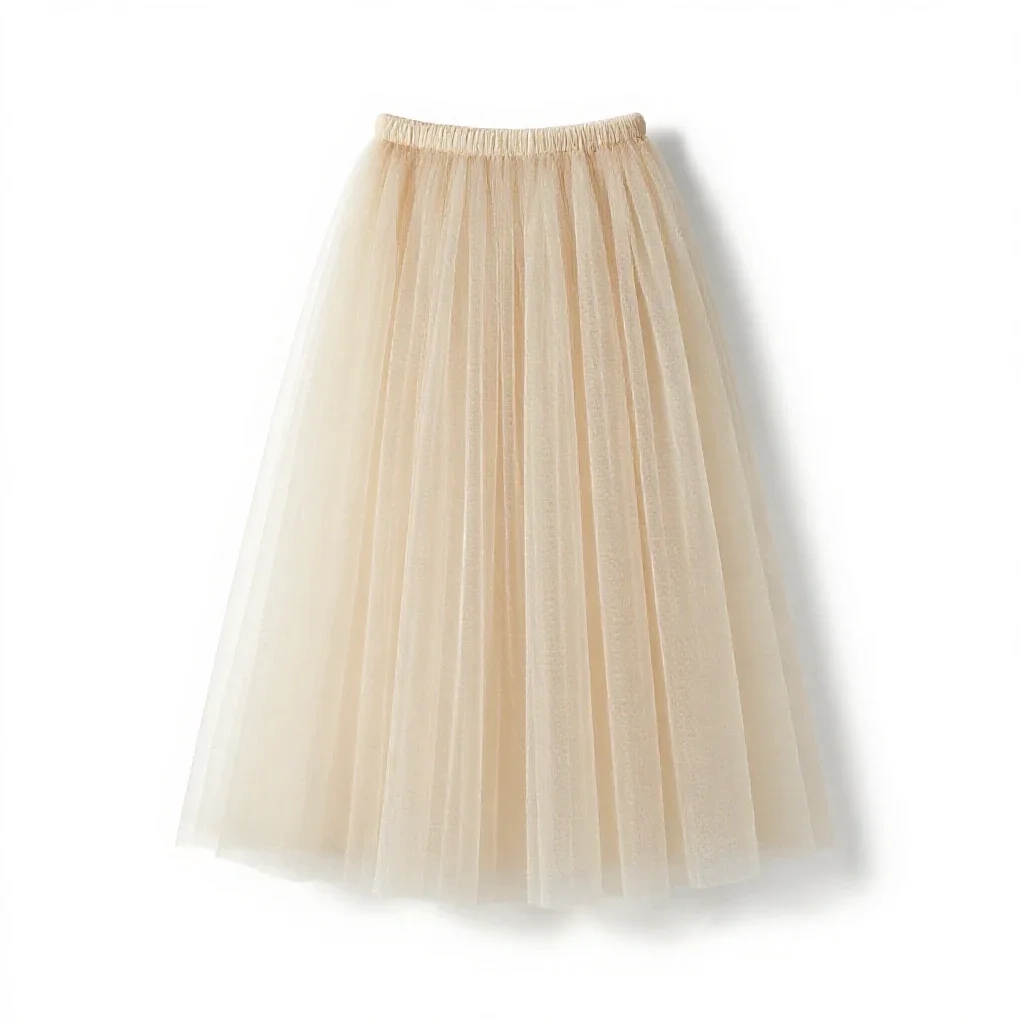 Tulle isolated on a white background