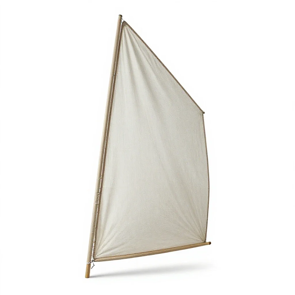 Voile isolated on a white background