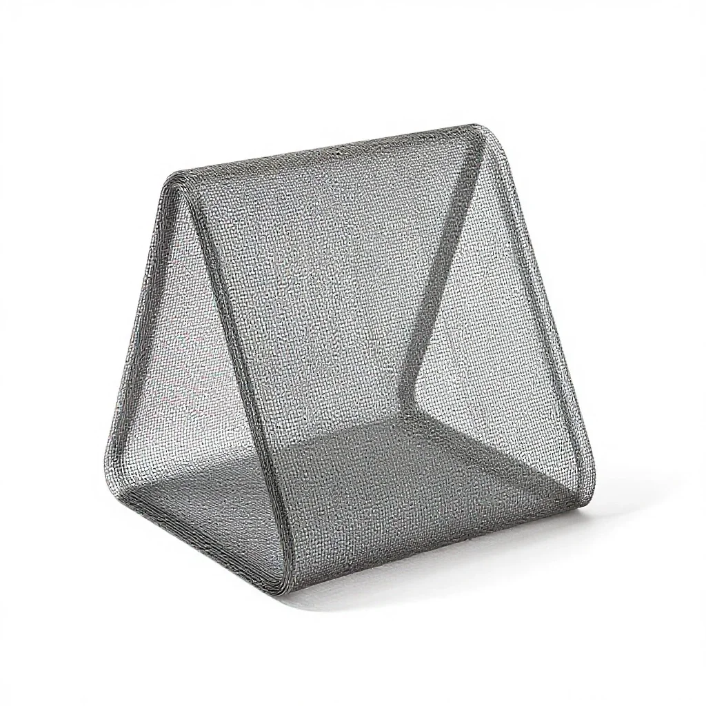 Wire cloth isolated on a white background