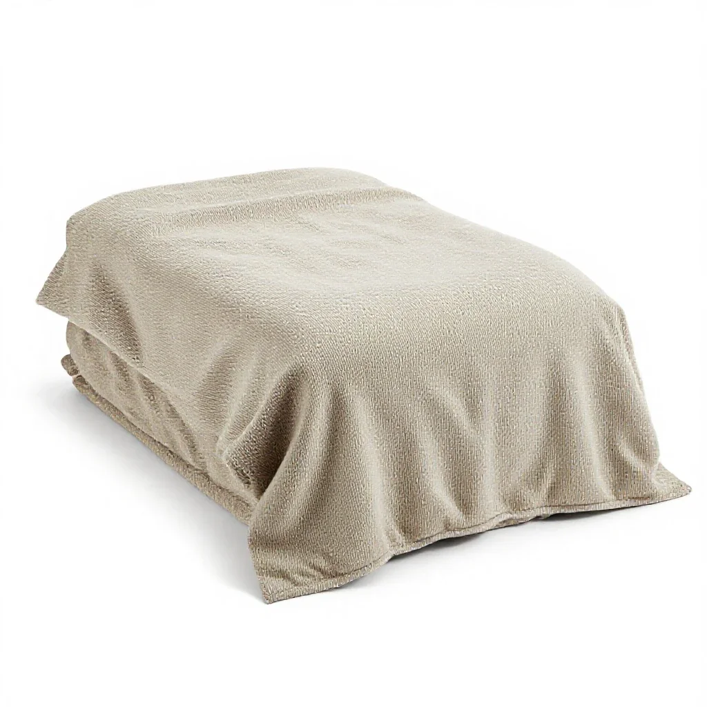 Electric blanket isolated on a white background