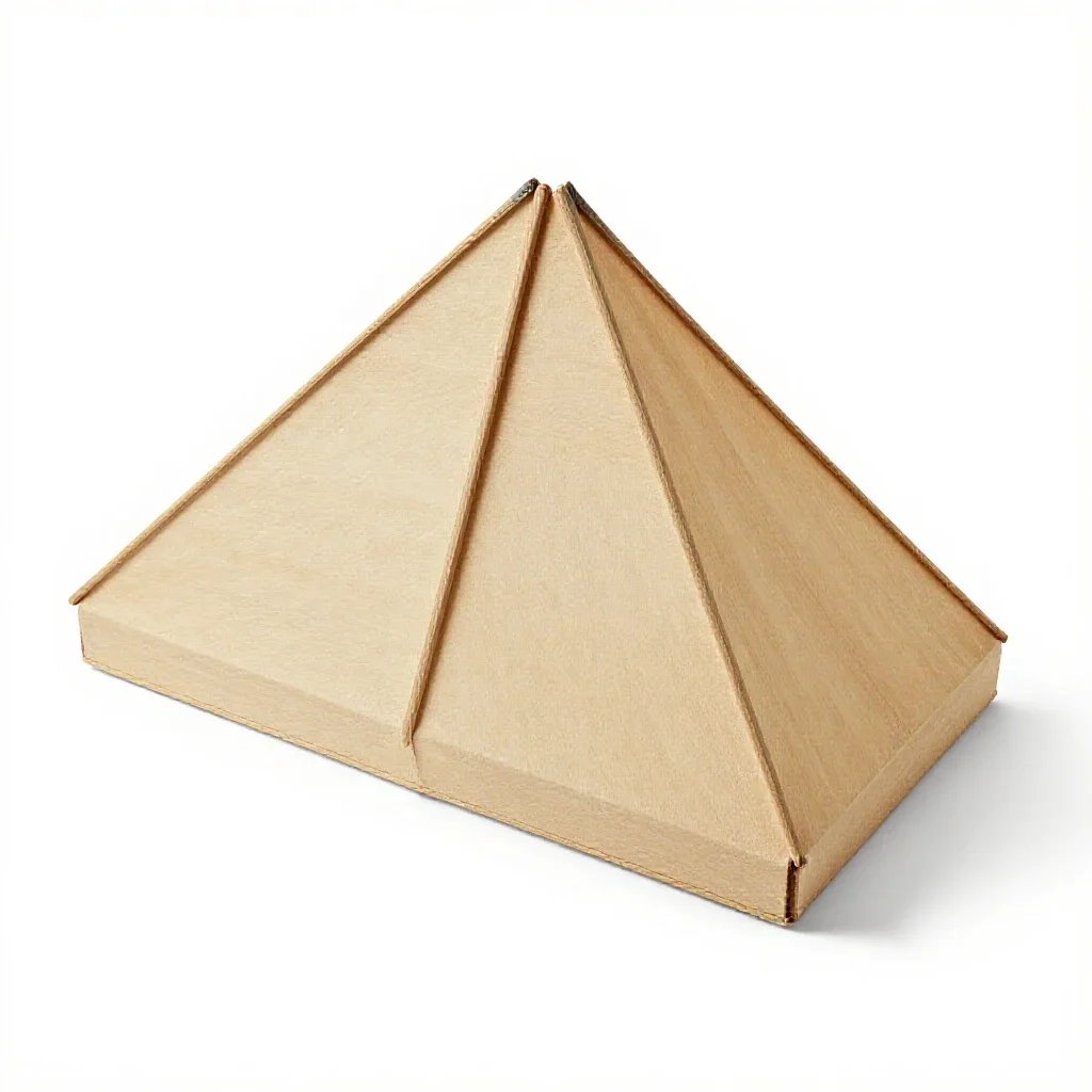 Box kite isolated on a white background