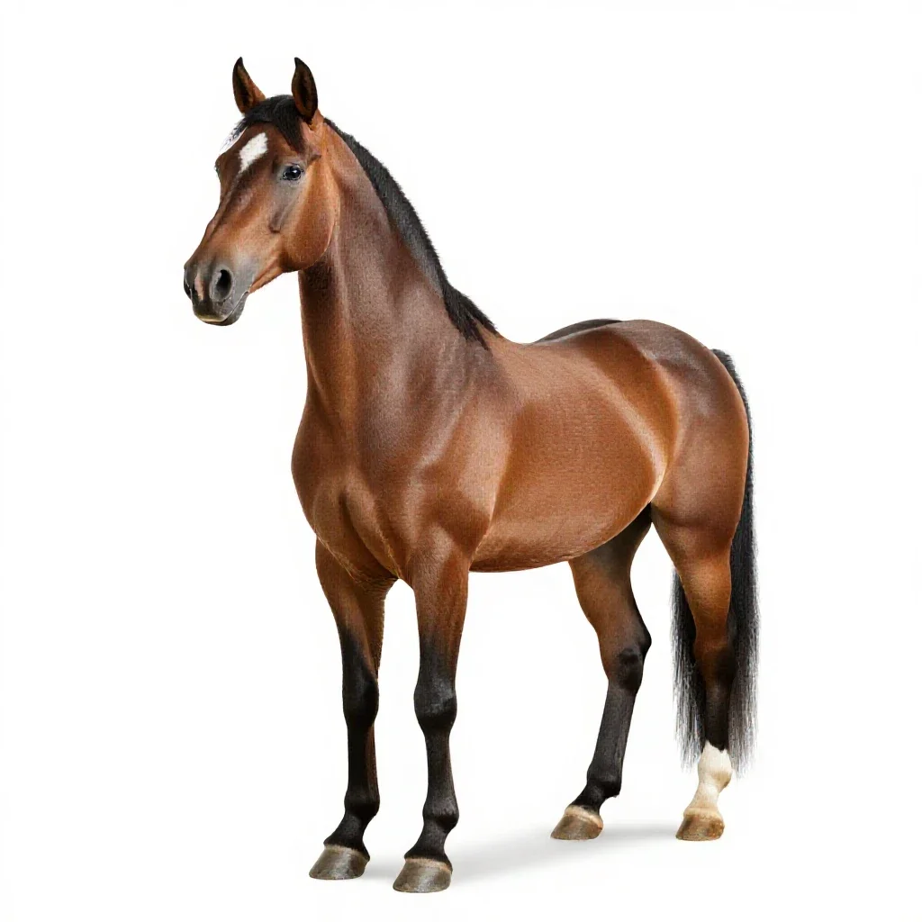 Cockhorse isolated on a white background