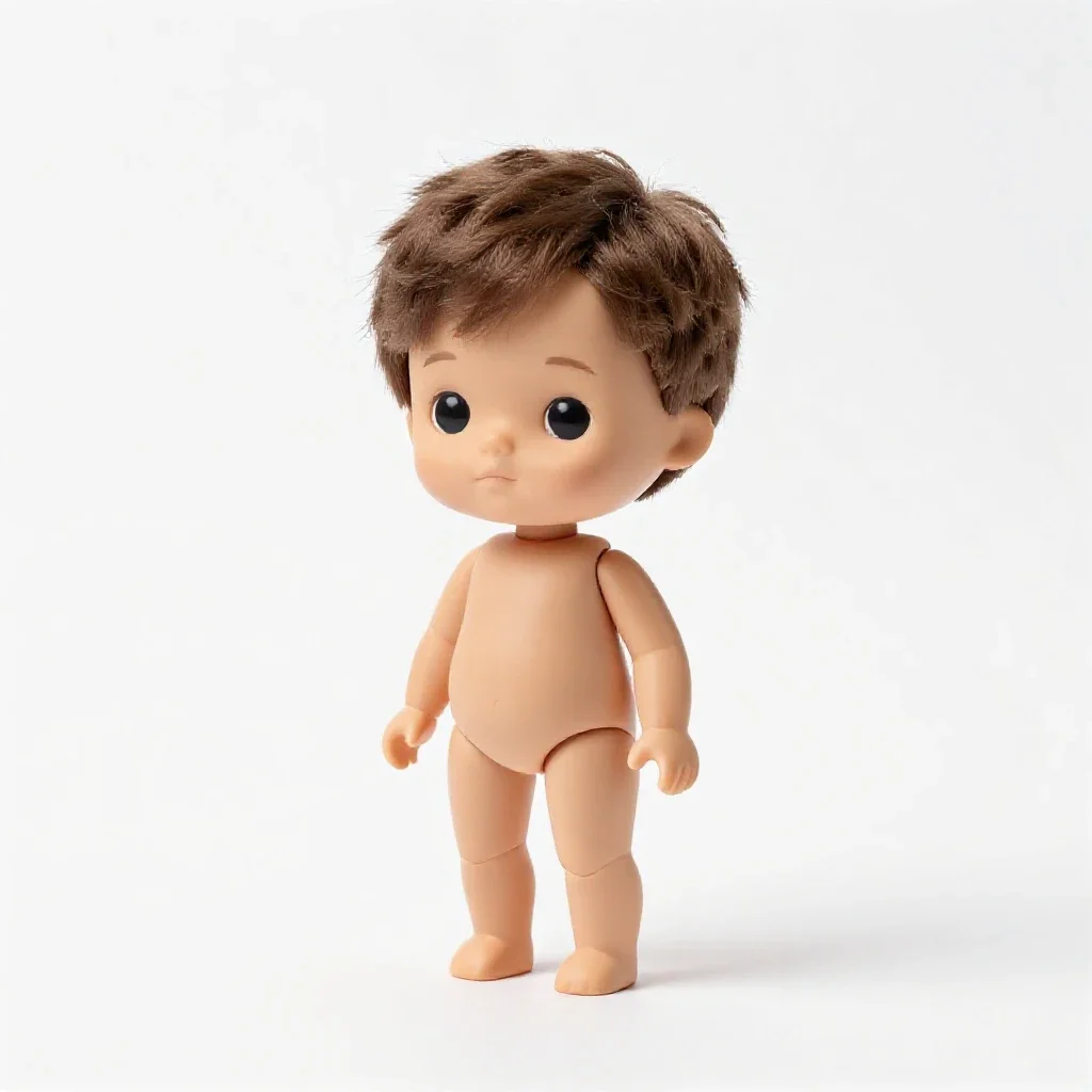 Doll isolated on a white background