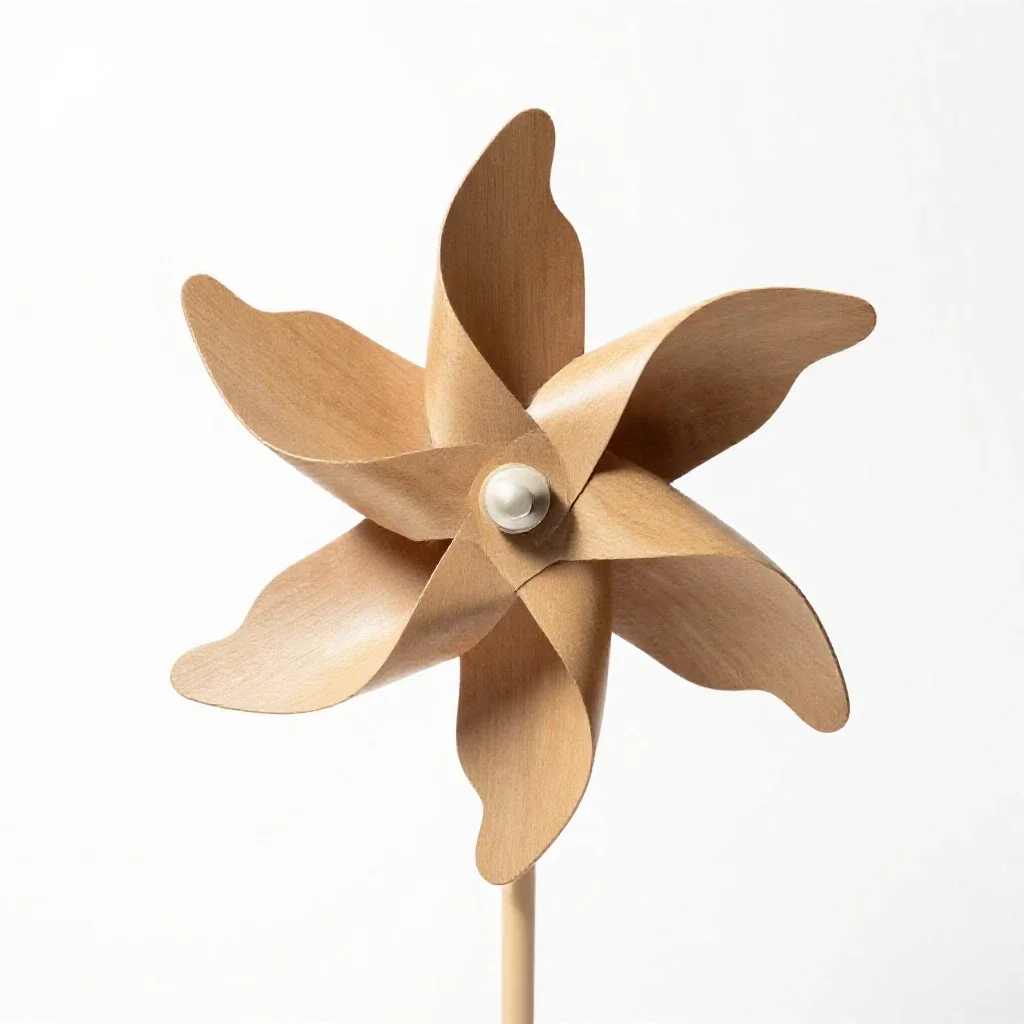 Pinwheel isolated on a white background